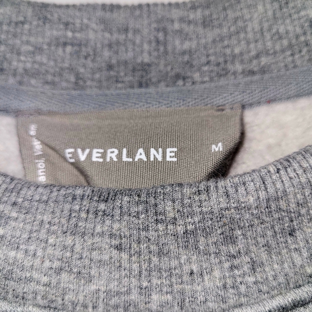 Everlane Gray,Basic Sweatshirt,Made With Recycled… - image 2
